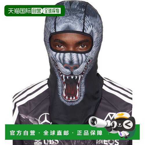香港直邮Y-3 男士 黑色 Mercedes-AMG F1 联名 Wolf 巴拉克拉法帽