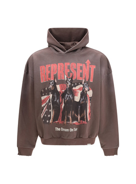 香港直邮Represent 男士 Tour 梦幻连帽衫 MLM100618NERO