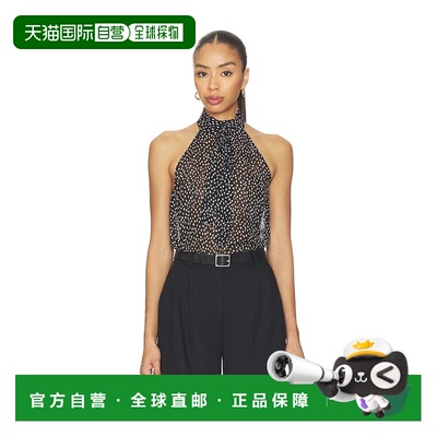 1h可退 香港直邮NILI LOTAN 女士 Alla 挂脖上衣 13210W1722