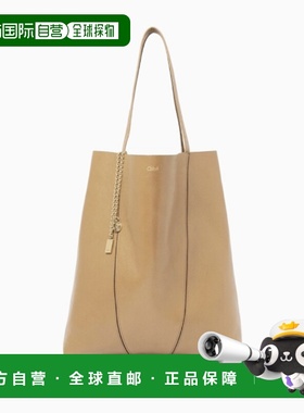 1h可退 香港直邮Chloe 蔻依 女士 Chloe Bags 棕色托特包 C25SS81