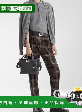 香港直邮Fendi V 领针织羊毛开襟衫开衫 FZC491ATMV