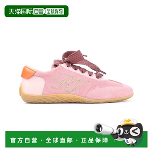 1h可退 香港直邮ROGER VIVIER 罗杰 维维亚 女士 粉色低帮运动鞋