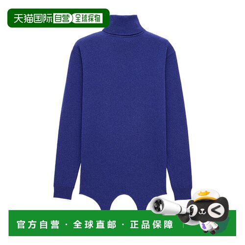 香港直邮Saint Laurent 羊绒樽领吊袜带毛衣 806969YALL2