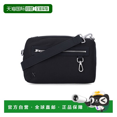 香港直邮Represent 男士 黑色尼龙邮差包 MLM10025401