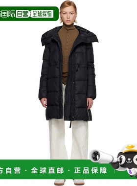 1h可退 香港直邮Canada Goose 加拿大鹅 女士 黑色 Tonal Label