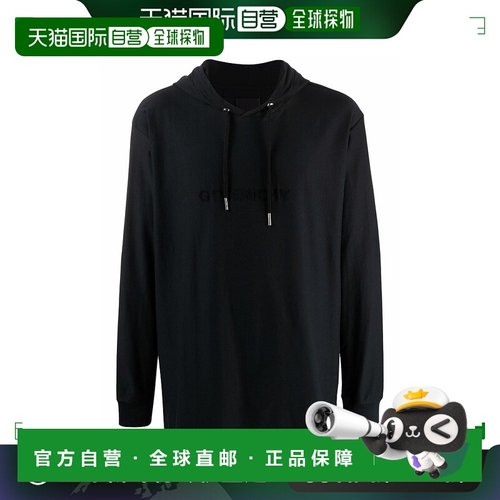 香港直邮Givenchy 纪梵希 男士 徽标抽绳兜帽卫衣 BM715N3Y6M长袖