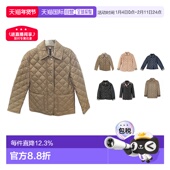 欧洲直邮BURBERRY博柏利女士贴袋按扣开襟舒适日常棉服新年礼物