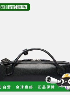 1h可退 香港直邮Alaia 女士 Le Teckel 小号皮革手包 black黑色