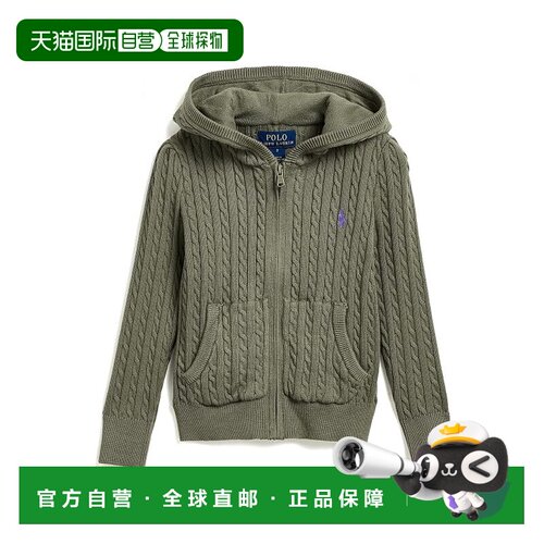 香港直邮Polo Ralph Lauren Polo 拉夫 劳伦 女童 Mini-Cable 棉(