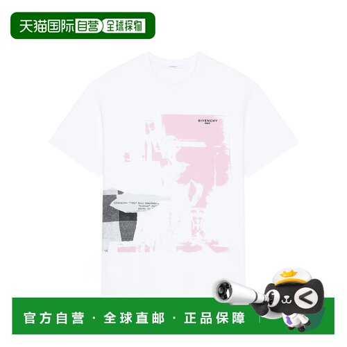 Givenchy 图案T恤 BM71NK3YU4 【付后1h可退】