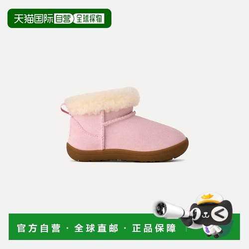 自营欧洲直邮UGG 儿童粉色靴子