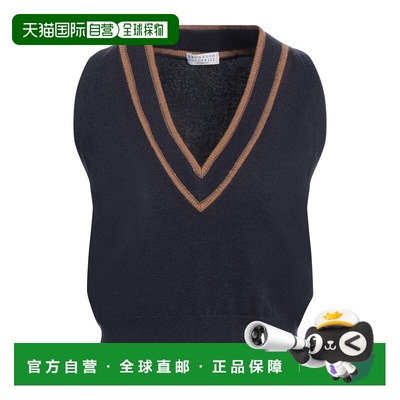 香港直邮Brunello Cucinelli 布内罗 古奇拉利 女士 无袖毛衣羊绒