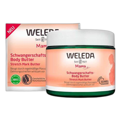 欧洲直邮Weleda维蕾德防妊娠纹油妊娠霜孕妇专用淡化妊辰纹滋润新