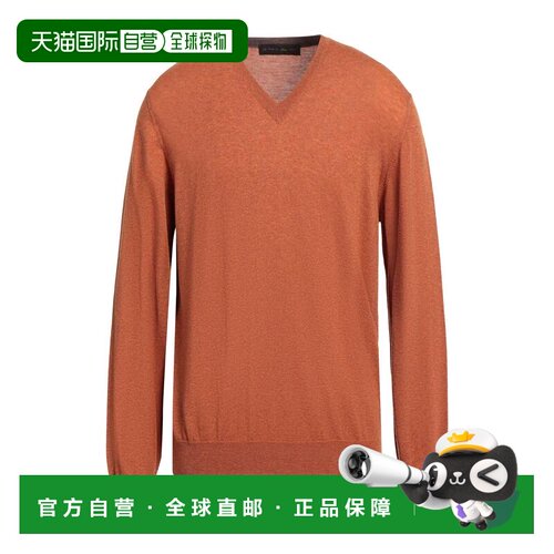 香港直邮Etro 艾特罗 男士 毛衣 orange橙色 舒适时尚