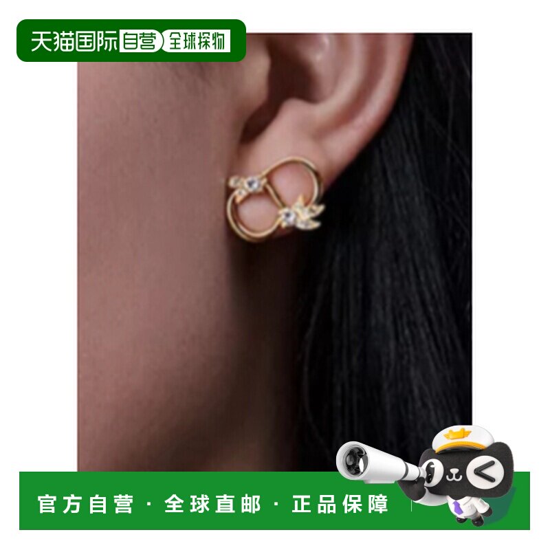 Dior CD迷你百合花耳钉 E5020WOMCY配饰
