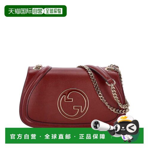1h可退 欧洲直邮GUCCI 女士斜挎包 815715AAEEX6207 CO 红色 Blon