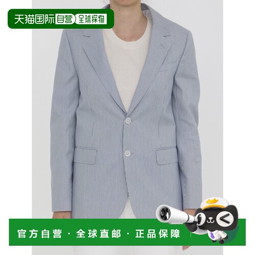 1h可退 香港直邮CELINE 女士西服 2V06J86901XB SS2024 灰色 Jude