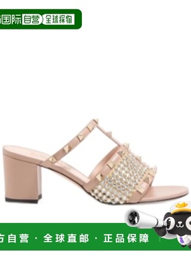 香港直邮Valentino 圆头高跟凉鞋 WS0LT4LHU华伦天奴