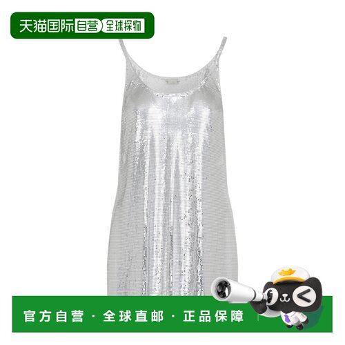 香港直邮Rabanne 女士 吊带圆领背心 25PITO054MH0004