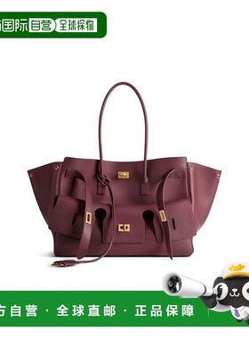 自营欧洲直邮Balenciaga巴黎世家 Bel Air女士logo标识中号托特包