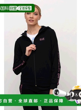 香港直邮EA7 Emporio Armani logo标识拉链卫衣 3RTM21TJCQZ