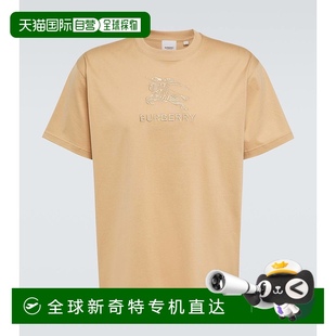 001302博柏利 香港直邮Burberry 巴宝莉 男士 刺绣棉质针织T恤