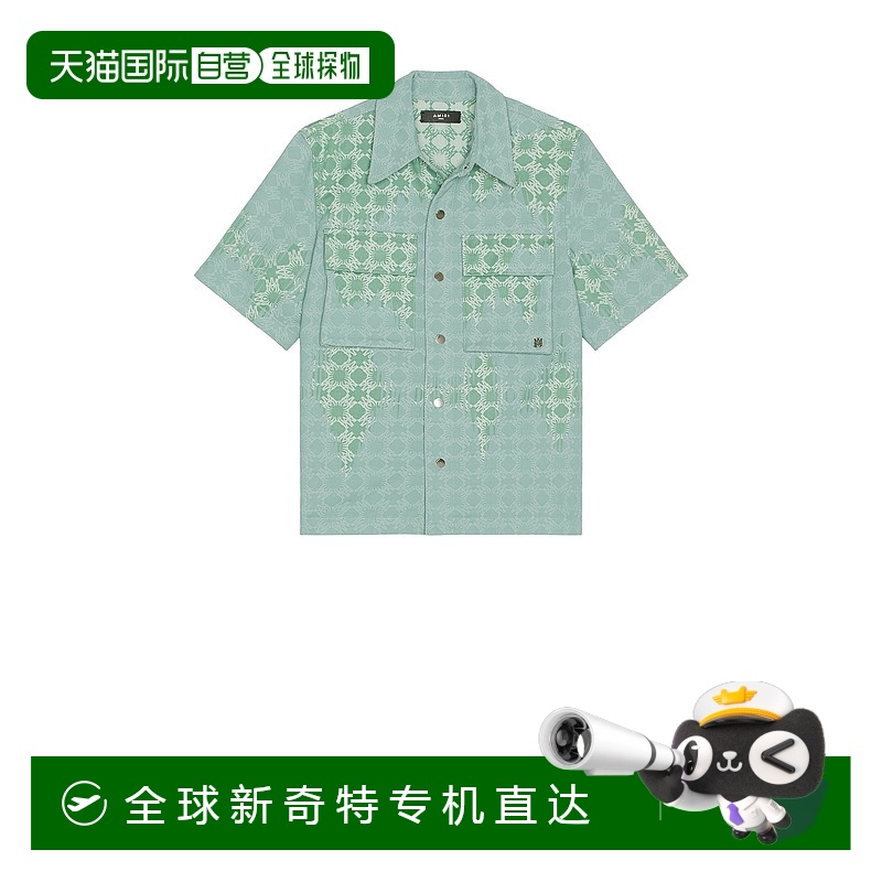 1h可退 香港直邮AMIRI 男士 MA Quad 漂白衬衫 AMDNIR1031