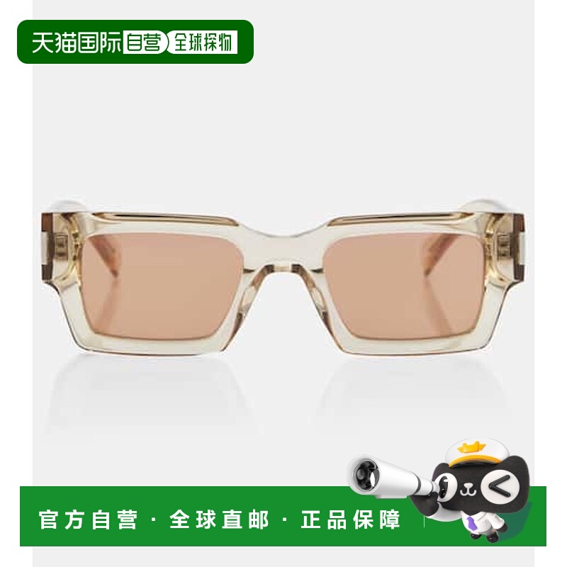 香港直邮Saint Laurent 圣罗兰 女士 SL 572 矩形太阳眼镜 001124