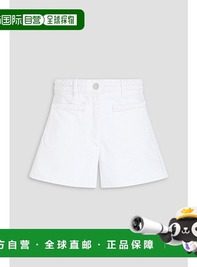 香港直邮Maje 女士 牛仔短裤 MFPSH00564BLANC white白色 舒适时