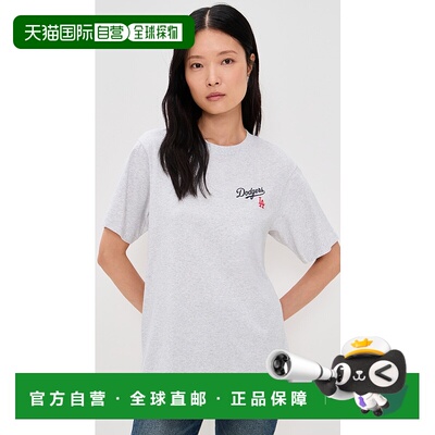 1h可退 香港直邮SPORTY & RICH 女士 Dodgers Serif T恤