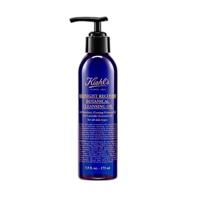 欧洲直邮Kiehl's/科颜氏夜间修护植萃洁肤油175ml卸妆大豆卸妆油