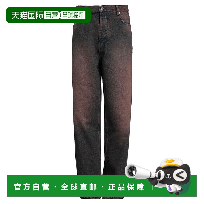 1h可退 香港直邮off-white 男士 牛仔长裤 blue蓝色 舒适时尚
