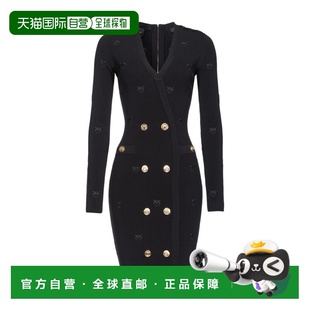 拉链连衣裙 长袖 101886A16F 香港直邮Pinko 1h可退