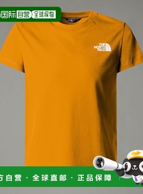 自营欧洲直邮北面Redbox 男童 T 恤TheNorthFace纯棉