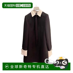 连衣裙 翻领长袖 99新未使用 3B0VA5P6 香港直邮Valentino