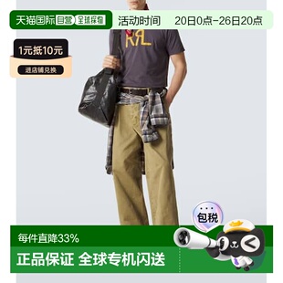 1h可退 香港直邮ralph lauren rrl 拉夫 劳伦RRL 男士 徽标棉质针