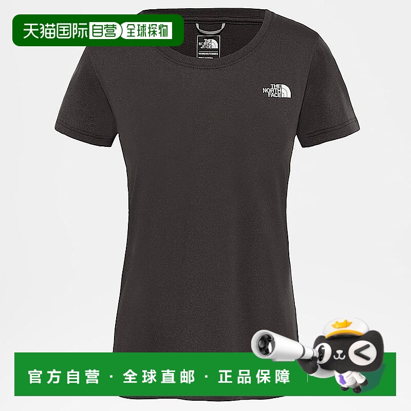 自营欧洲直邮北面Reaxion Amp 女式T恤TheNorthFace新款针织
