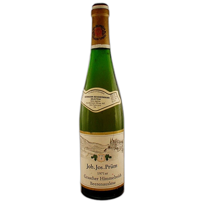 欧洲直邮1971年格拉赫 希门莱希冰酒，J.J.普吕姆香槟750ml 9%