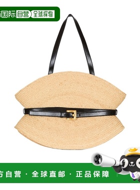 香港直邮Balmain Shuffle 中号拉菲草包 FN1DQ023TRBO手提包