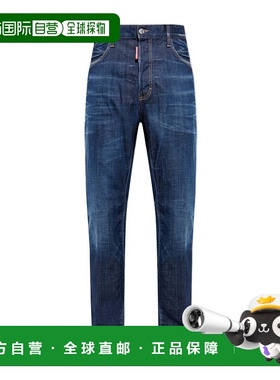 香港直邮Dsquared2 腰带袢牛仔裤 S74LB1663S30342