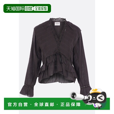 香港直邮ISABEL MARANT 女士 Damienne 薄纱衫 HT0783FAD1J11E01B