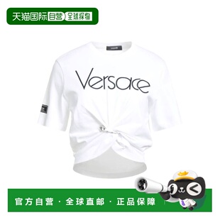 范思哲 舒适时尚 女士 white白色 T恤 香港直邮versace