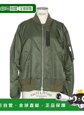 1h可退 香港直邮Sacai 长袖立领夹克式棉服 SCW301