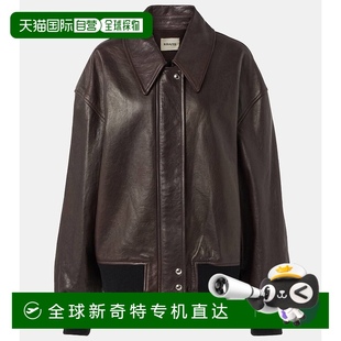 003622 香港直邮KHAITE 女士 Shelman 皮革套头上衣