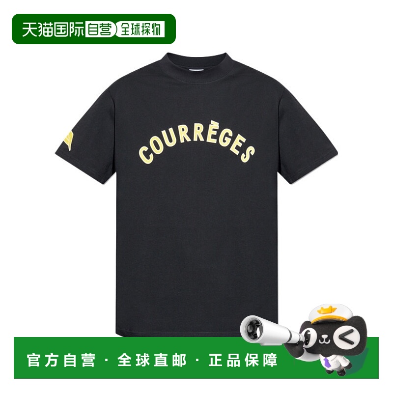 香港直邮Courreges 圆领短袖T恤 325JTS203JS0240