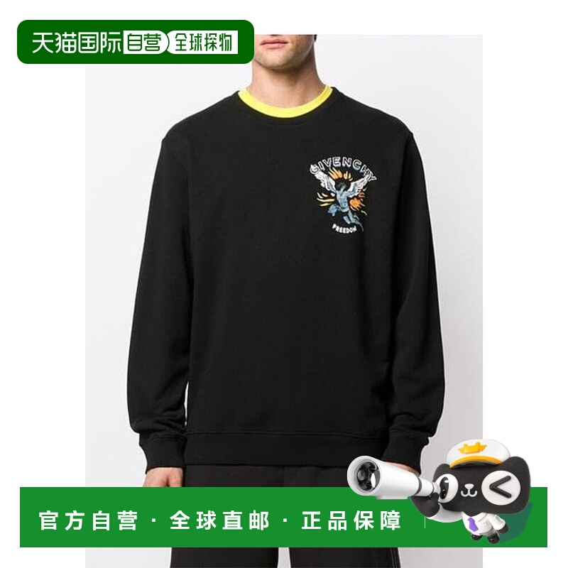 香港直邮Givenchy 徽标圆领卫衣 BMJ03930AF长袖纪梵希