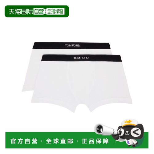 香港直邮TOM FORD 男士内裤 T4XC3104WHITE SS2025 白色 两件装平