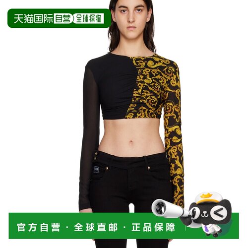 1h可退 香港直邮VERSACE JEANS 女士T恤 E74HAM242ENS217EG89 SS2
