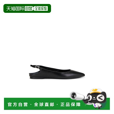 1h可退 香港直邮BY FAR 女士 黑色 Koyna Creased Calf Leather