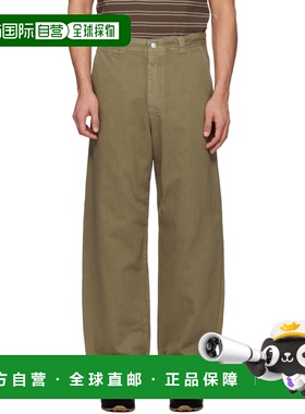1h可退 香港直邮A.P.C. 男士 绿色 Chino 长裤 COGZVH08028